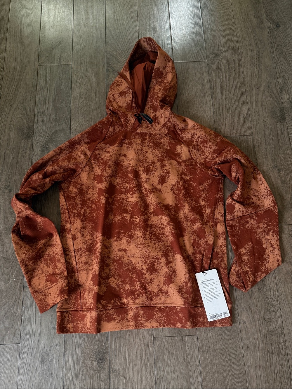 Men's City Sweat Pullover - Rust Pattern